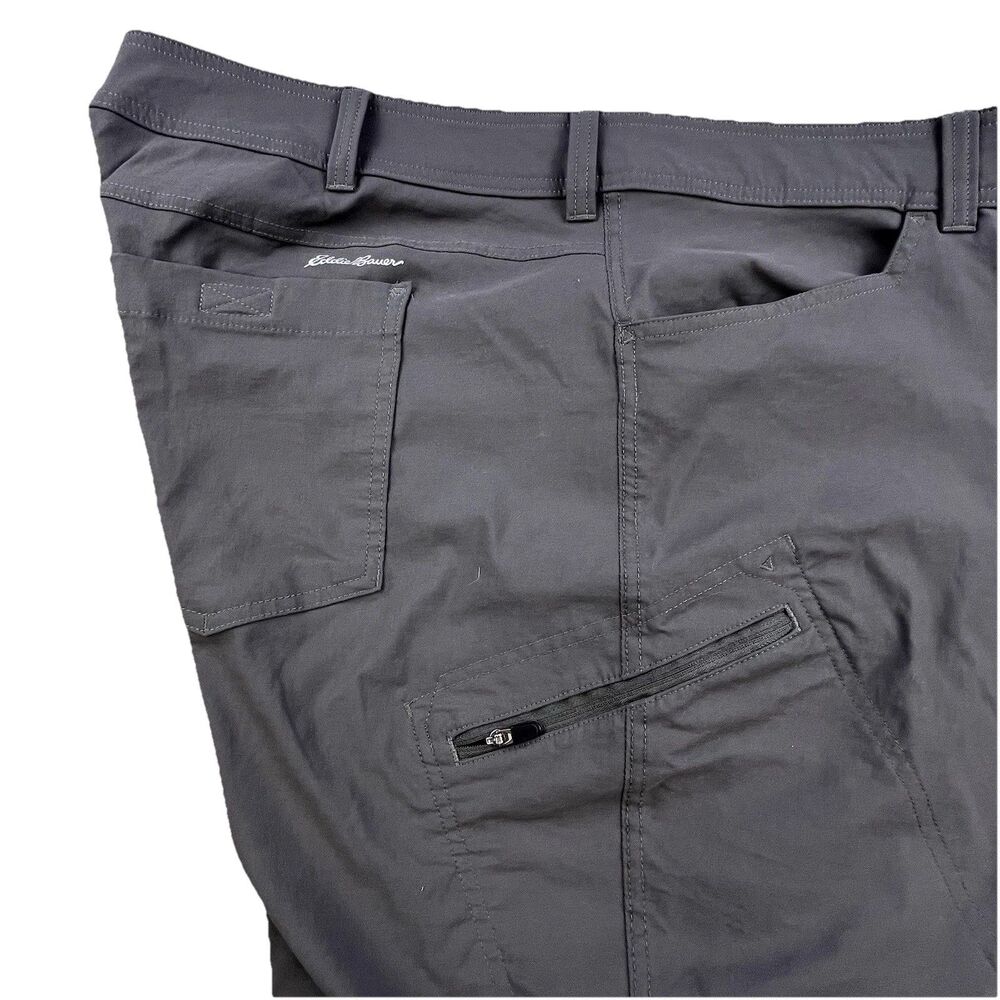 Eddie Bauer First Ascent Pants Mens 44x31 Gray Cargo Nylon Stretch Hiking - Picture 10 of 15